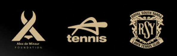 Alex de Minaur Foundation, Tennis Australia, RSYLC Logos